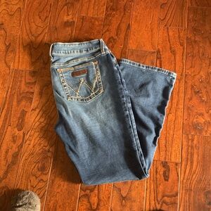 Wrangler Women's Dark Blue Bootcut Jeans